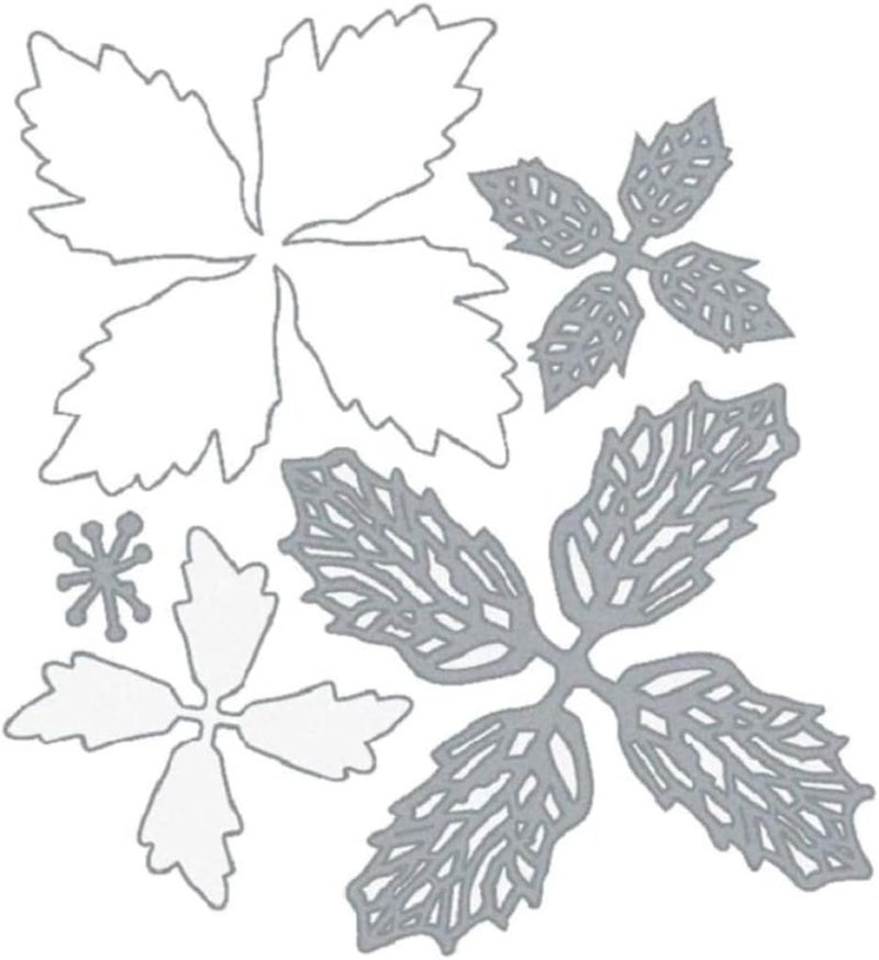 woobles Cutter Cutting Stencils, Cutting Stencil, Christmas Decoration Flower Scrapbooking Embossing Stencils Paper Craft Decoration, Festival Cards Gift for Christmas Decoration - Image 2